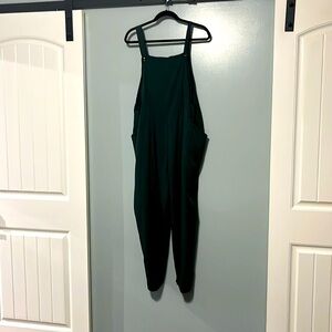 Hunter green overall jumper